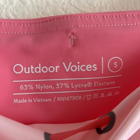 Outdoor Voices Zoom 7/8 Leggings in Cosmos/Pink Punch/White  Small - Picture 6 of 10
